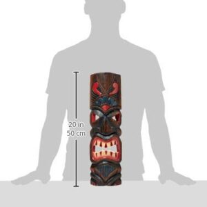 FOREVER BAMBOO Hawaiian Tiki Mask Classic Tahitian 20"