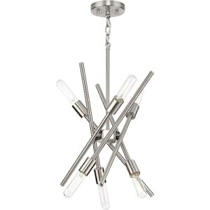 Progress Lighting P400108-009 Astra Chandeliers, Brushed Nickel