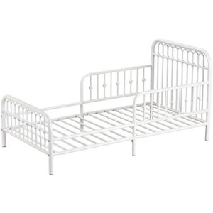 Little Seeds Monarch Hill Ivy Metal Toddler Bed, White