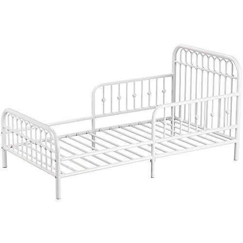 Little Seeds Monarch Hill Ivy Metal Toddler Bed, White