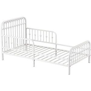 Little Seeds Monarch Hill Ivy Metal Toddler Bed, White