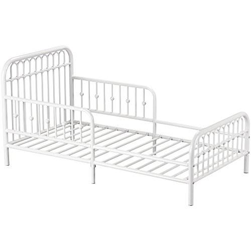 Little Seeds Monarch Hill Ivy Metal Toddler Bed, White