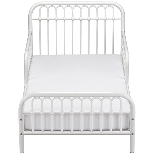 Little Seeds Monarch Hill Ivy Metal Toddler Bed, White