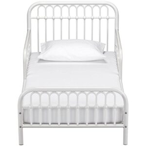 Little Seeds Monarch Hill Ivy Metal Toddler Bed, White