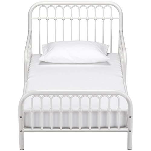 Little Seeds Monarch Hill Ivy Metal Toddler Bed, White