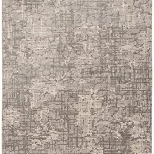 SAFAVIEH Meadow Collection 9' x 12' Grey MDW171F Modern Abstract Area Rug