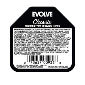 Evolve Classic Crafted Meals Chicken Recipe Cat Food (Pack of 15)