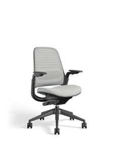 steelcase series 1 work office chair - nickel