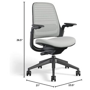 Steelcase Series 1 Work Office Chair - Nickel