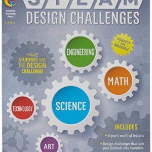 CTP STEAM Design Challenges Resource Book, 6-8 Grade Lesson Plan, 152 Pages (Creative Teaching Press 8213)