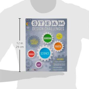 CTP STEAM Design Challenges Resource Book, 6-8 Grade Lesson Plan, 152 Pages (Creative Teaching Press 8213)