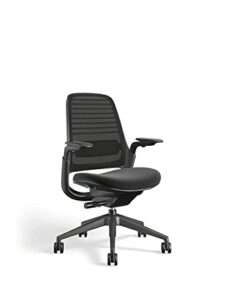 steelcase series 1 work office chair - licorice