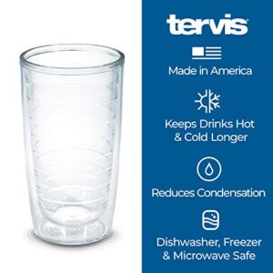 Tervis Mr. Right and Mrs. Always Right Tumbler with Wrap and Assorted Lid 2 Pack 16oz, Clear