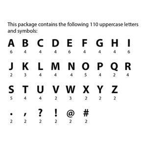 Creative Teaching Press Mid-Century Mod 4" Designer Letters (8160), Retro Patterns