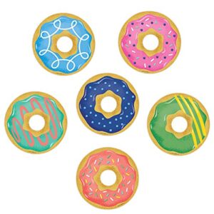 creative teaching press mid century mod donuts 3" designer cut-outs (accent displays, bulletin boards and projects) (8226)