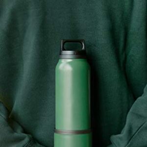 SIGG - Insulated Water Bottle Green - Thermo Flask Hot & Cold with Cup - Leakproof - BPA Free - 18/8 Stainless Steel - 25 Oz