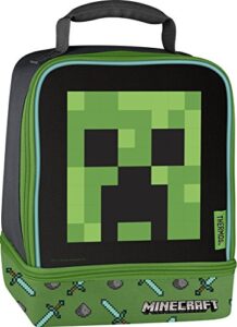 thermos dual lunch kit, minecraft - creeper