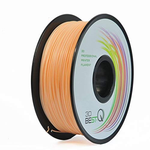 3D BEST-Q Flexible TPU 1.75mm 3D Printer Filament, Dimensional Accuracy +/- 0.03 mm, 1KG Spool, 8 Color to Choose (Skin)