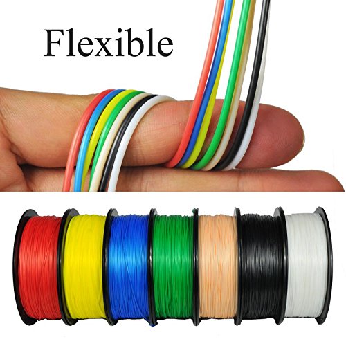 3D BEST-Q Flexible TPU 1.75mm 3D Printer Filament, Dimensional Accuracy +/- 0.03 mm, 1KG Spool, 8 Color to Choose (Skin)