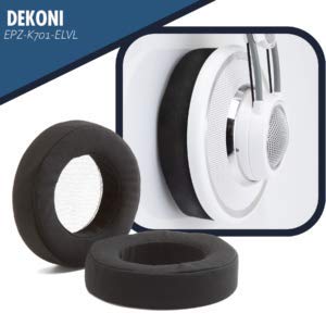 Dekoni Audio Replacement Earpads Compatible with AKG K701, K702, K7XX and More (Elite Fenestrated Sheepskin)