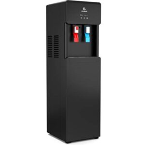 Avalon A7BOTTLELESSBLK Self Cleaning Touchless Bottleless Cooler Dispenser-Hot & Cold Water Child Safety Lock, UL/Energy Star, Black