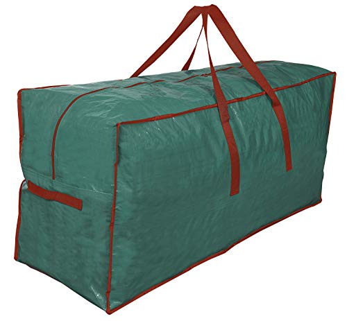 ProPik Christmas Tree Storage Bag | Fits Up to 7.5 ft. Disassembled Tree | 45" x 15" x 20" Holiday Artificial Tree Storage Case | Perfect Storage Container with Sleek Zipper and Handles (Green)