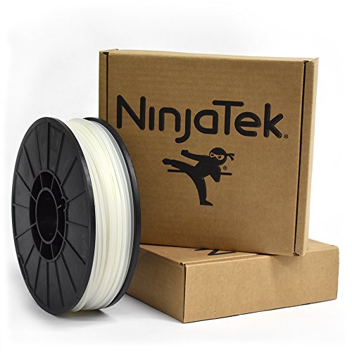 NinjaTek 3DCH08129010 NinjaTek Cheetah TPU Filament, 3.00mm, TPE, 1kg, Water (Clear) (Pack of 1)