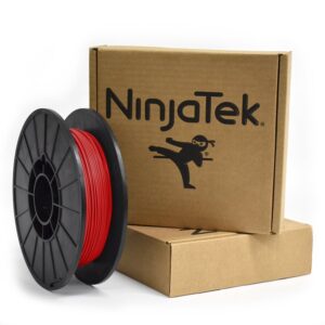 ninjatek - 3dnf0317505 3dnf03117505 ninjaflex tpu filament, 1.75mm, tpe.5kg, fire (red) (pack of 1)