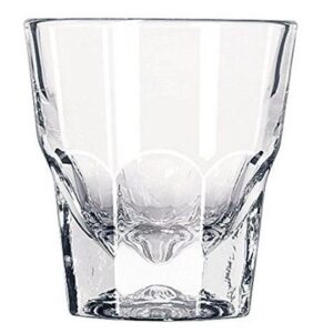 Set of Two Libbey Duratuff Cortado Glasses | Gibraltar Rocks Glass 4.5 OZ ~Paper Coasters Included~