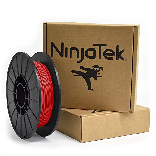 NinjaTek 3DCH03117505 NinjaTek Cheetah TPU Filament, 1.75mm, TPE.5kg, Fire (Red) (Pack of 1)