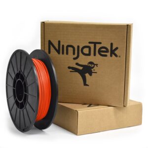 ninjatek 3dch05117505 ninjatek cheetah tpu filament, 1.75mm, tpe 500g, lava (orange) (pack of 1)