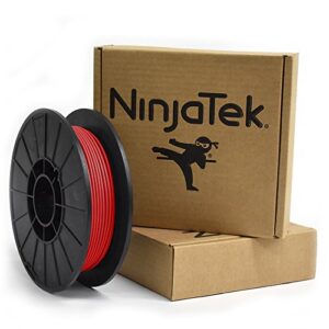ninjatek 3dar03129005 ninjatek armadillo tpu filament, 3.00mm, tpe.5kg, fire (red) (pack of 1)