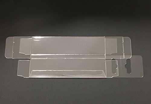 25 Clear Plastic PET Hang Box for Fishing Lures, Arts, Crafts, and Retail Size 1.5"X1.25"X5"