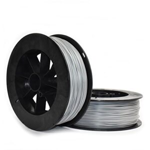 ninjatek 3dch14117520 ninjatek cheetah tpu filament, 1.75mm, tpe, 2kg steel (gray) (pack of 1)