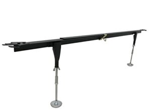 kings brand heavy duty metal adjustable bed frame center support system, queen/king/cal king