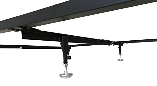 Kings Brand Heavy Duty Metal Adjustable Bed Frame Center Support System, Queen/King/Cal King