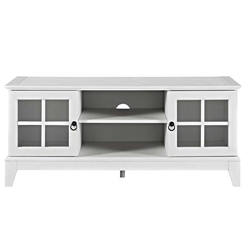 Modway Isle Coastal Contemporary 47 Inch TV Stand in White