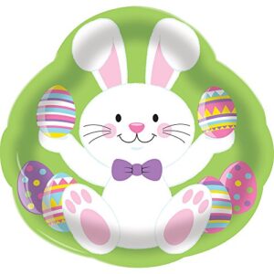 creative converting 328295 easter bunny shaped plastic tray