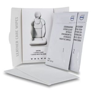 Volvo Genuine Leather Care Wipes Cleans and Conditions