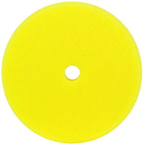 buff and shine 8" yellow recessed foam buffing pad - compounding/polishing #3000g