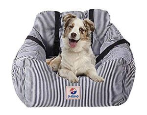 bloblo dog car seat pet booster seat travel safety dog bed for car with storage pocket