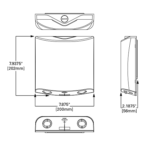 Sure-Lites SELW25 SELW .6/.8W 120/277V Silver Integrated LED Emergency Light, Silver