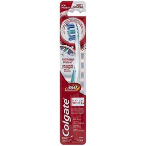 colgate 360 optic white toothbrush, soft, 1 count