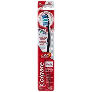 Colgate 360 Optic White Toothbrush, Soft, 1 Count