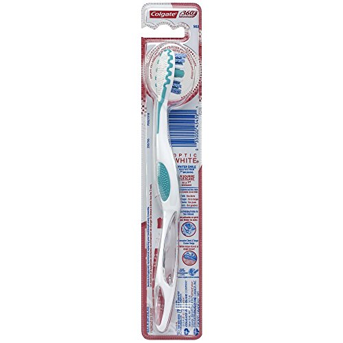 Colgate 360 Optic White Toothbrush, Soft, 1 Count