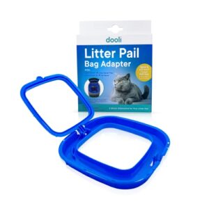 cat litter pail bag adapter, compatible with litter genie and litter genie plus
