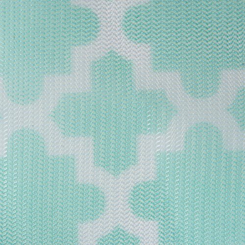 DII Laundry Storage Collection Mesh Zippered, XX-Large/X-Large/Large Set, Aqua Lattice, 5 Piece