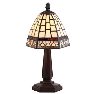 jonathan y jyl8016a carter tiffany-style 12" led table lamp tiffany,traditional for bedroom, living room, office, college dorm, coffee table, bookcase, bronze