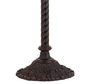 JONATHAN Y JYL8005A Moore Tiffany-Style 68.57" Torchiere LED Floor Lamp, Tiffany, Traditional, Art Nouveau Style, Office, Living Room, Family Room, Dining Room, Bedroom, Hallway, Foyer, Bronze