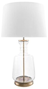 nuloom rjt01aa eagan 24" glass table lamp, height, gold